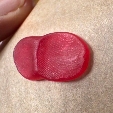 Family fingerprint wax impression