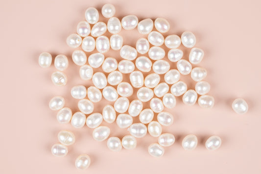 Natural freshwater pearls for jewellery making