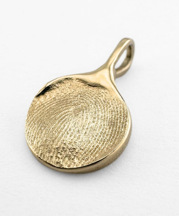 Sterling silver fingerprint necklaces