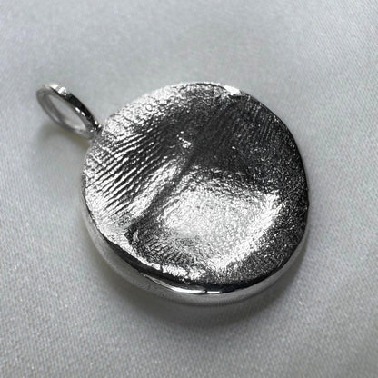 Infant Fingerprint Pendant - Sterling Silver or 9ct Gold