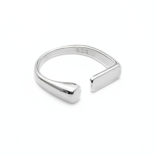 Sterling silver minimalist ring