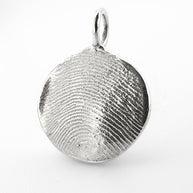 Classic Fingerprint Pendant - Sterling Silver