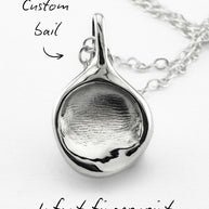 Classic Fingerprint Pendant - Sterling Silver