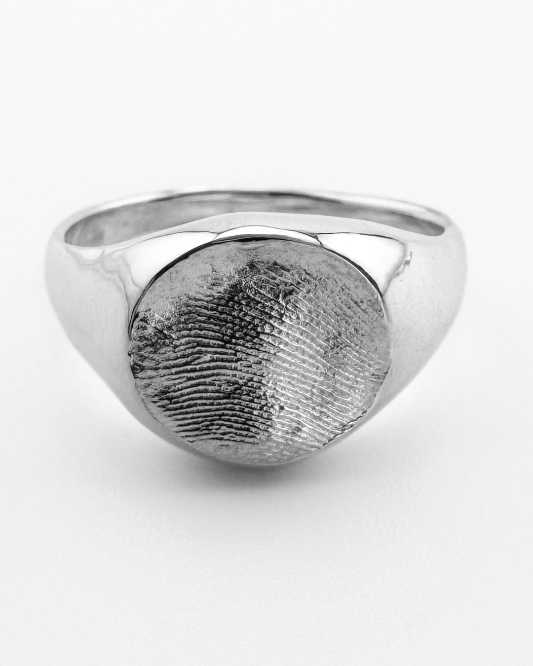 Classic Fingerprint Impression Signet Ring