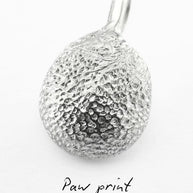 Classic Pet Print Pendant - Sterling Silver