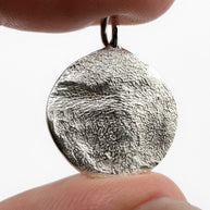 Classic Pet Print Pendant - Sterling Silver