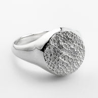 Classic Pet Print Signet Ring - Sterling Silver