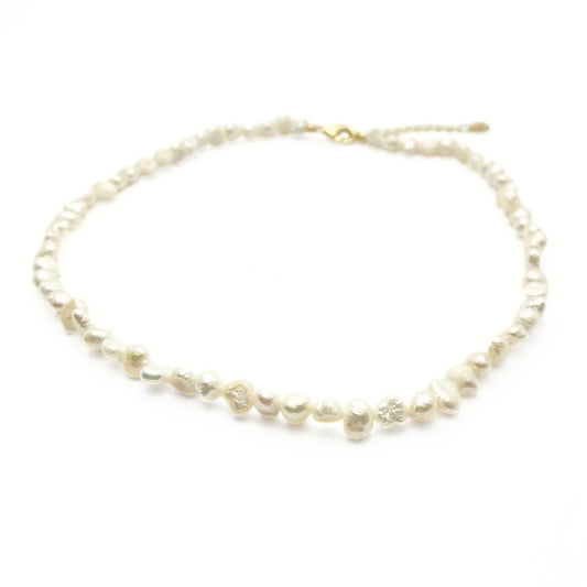 Freshwater pearl choker necklace