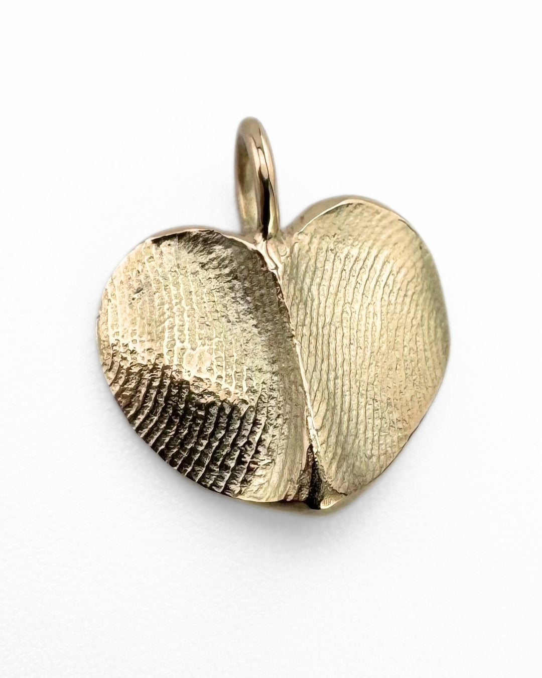 Heart Fingerprint Pendant - 9ct Gold