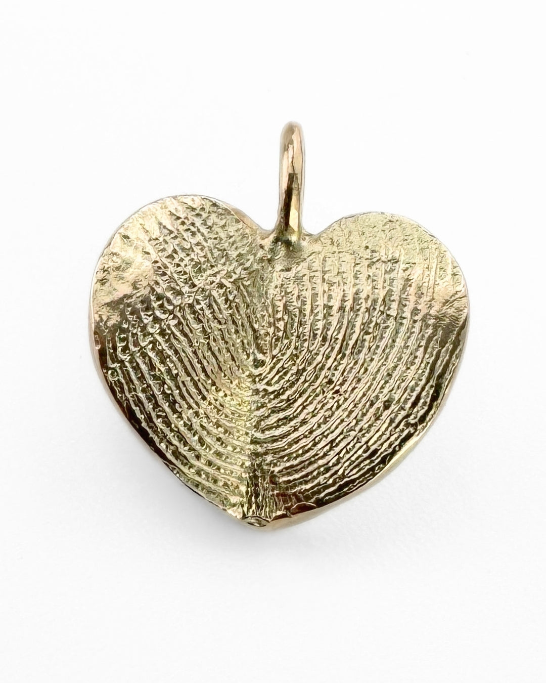 Heart Fingerprint Pendant - 9ct Gold