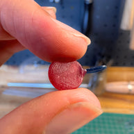 Wax fingerprint print impression 