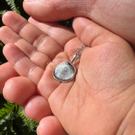 Fingerprint Impression Pendant in Sterling Silver