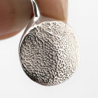 Mini Pet Print Pendant - Sterling Silver
