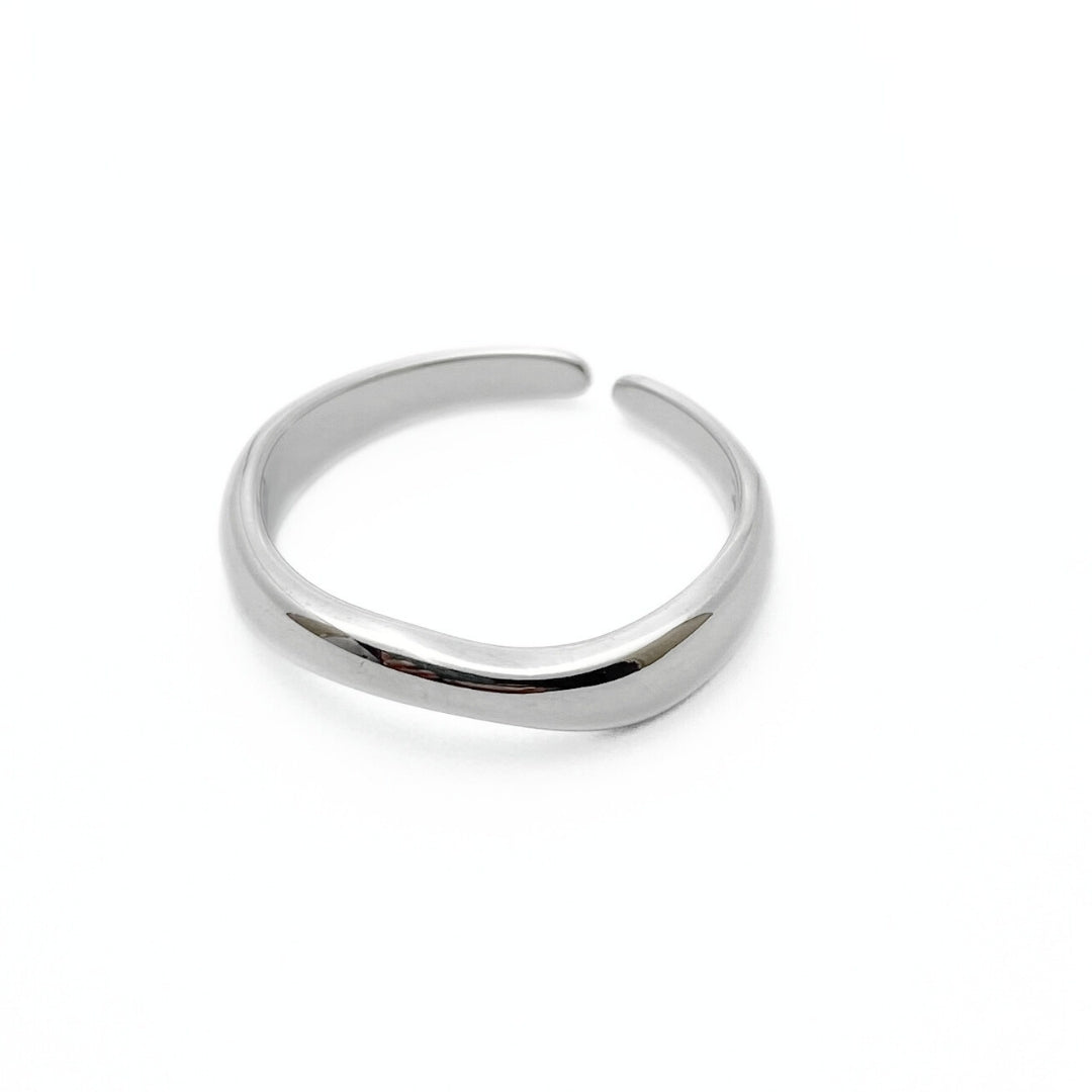 Sterling silver cuff ring