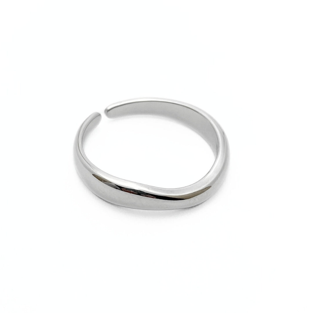 Sterling silver cuff ring