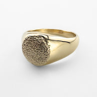 Classic Pet Print Impression Signet Ring