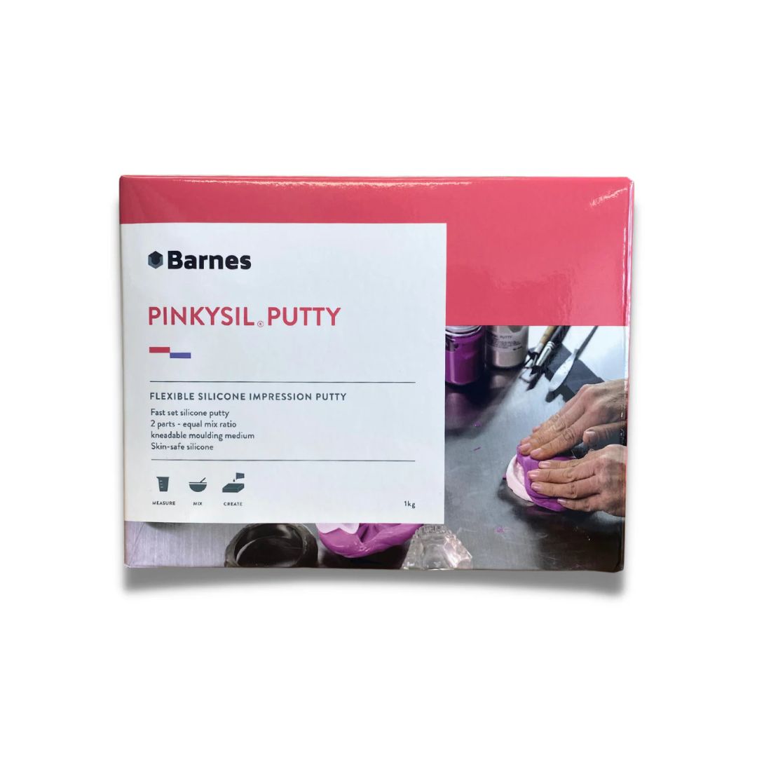 Barnes Pinkysil Putty on white background