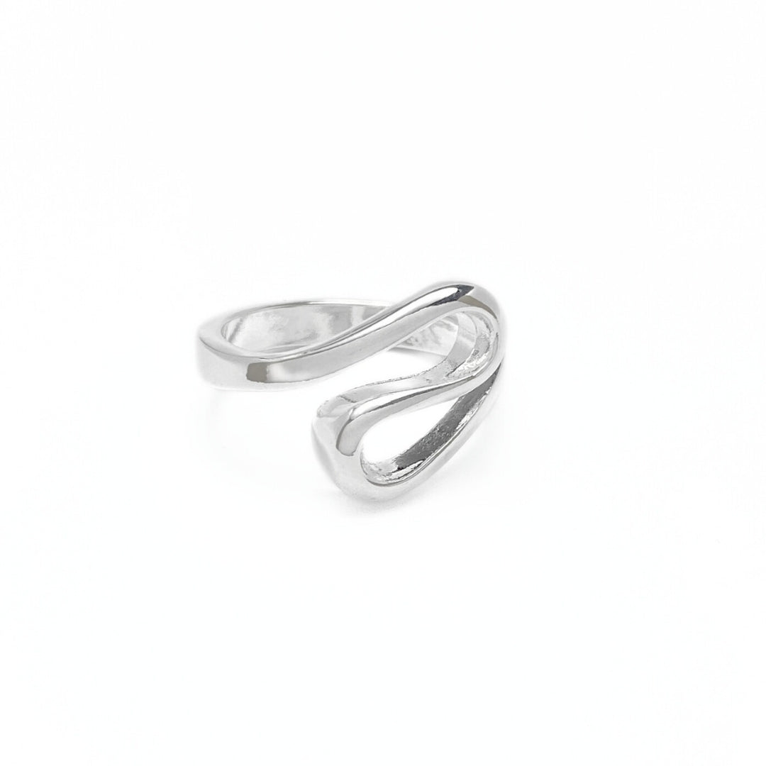 Sterling silver swirl ring