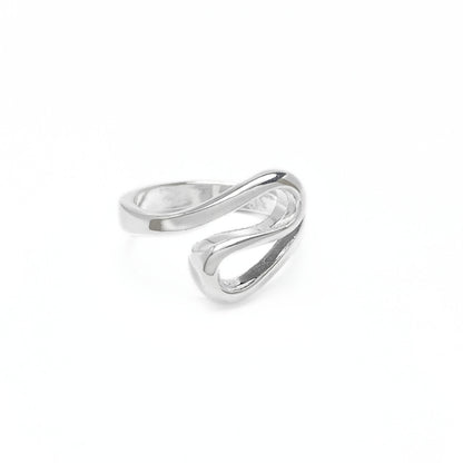 Sterling silver swirl ring